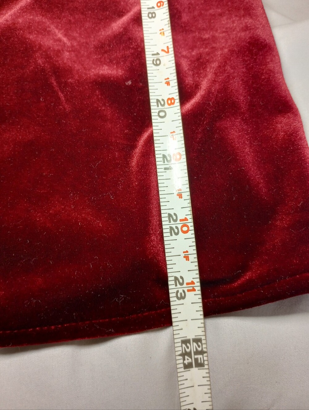 Red Velvet Ruffle Bell Sleeve Peasant Blouse Soft Romantic Boho Chic Top Maroon - Picture 6 of 6